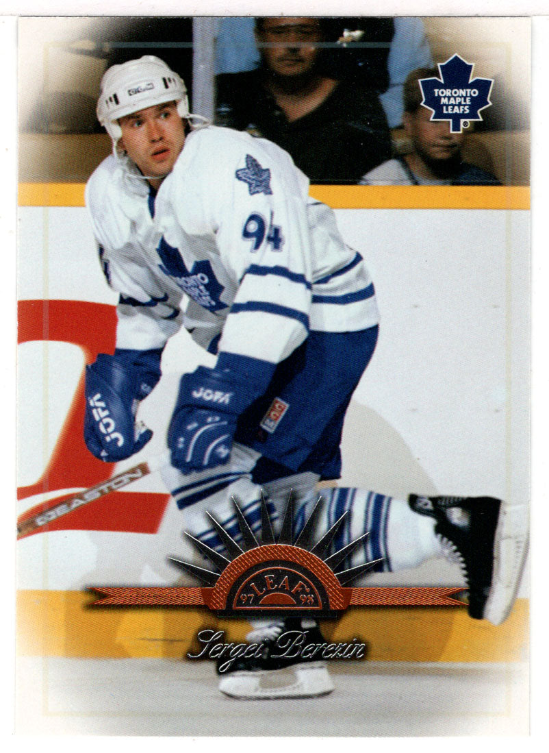 Sergei Berezin - Toronto Maple Leafs (NHL Hockey Card) 1997-98 Leaf # 66 Mint