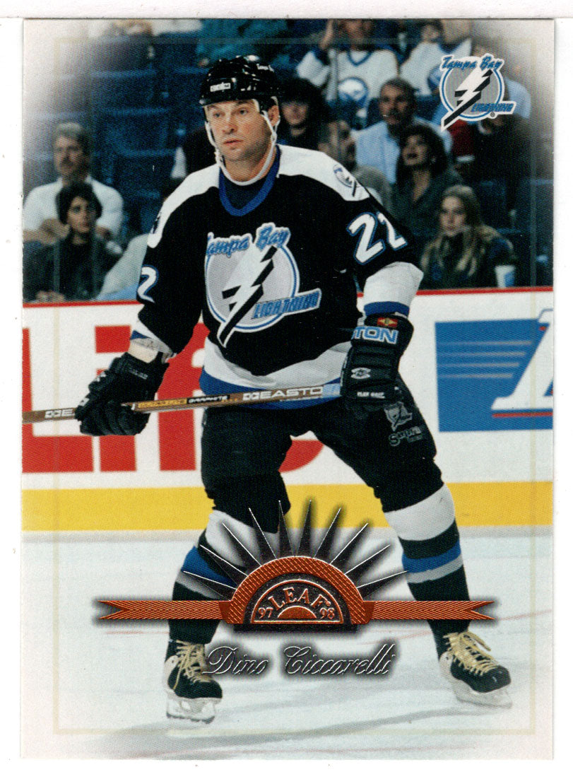 Dino Ciccarelli - Tampa Bay Lightning (NHL Hockey Card) 1997-98 Leaf # 83 Mint