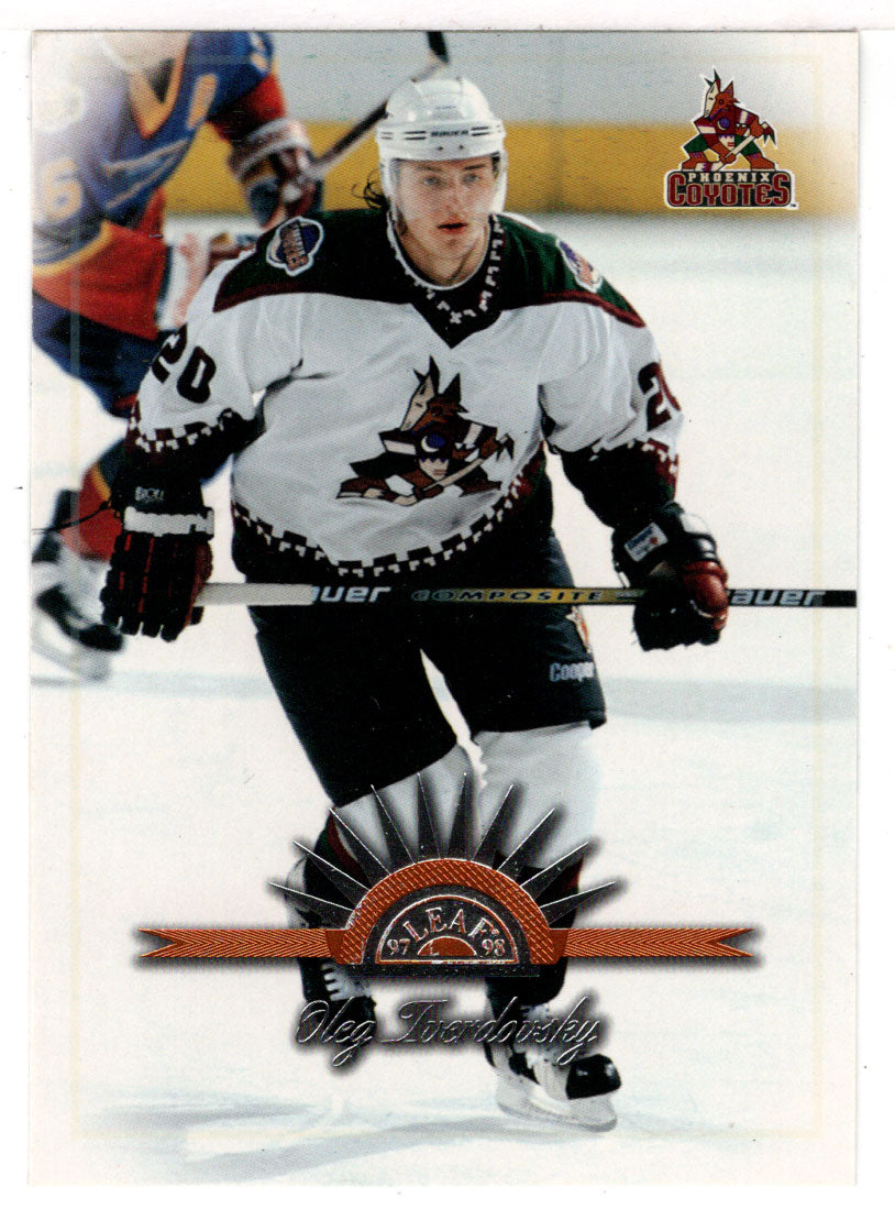 Oleg Tverdovsky - Phoenix Coyotes (NHL Hockey Card) 1997-98 Leaf # 92 Mint