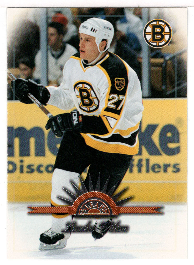 Landon Wilson - Boston Bruins (NHL Hockey Card) 1997-98 Leaf # 147 Mint