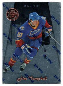 Jim Campbell - St. Louis Blues (NHL Hockey Card) 1997-98 Pinnacle Certified # 52 Mint