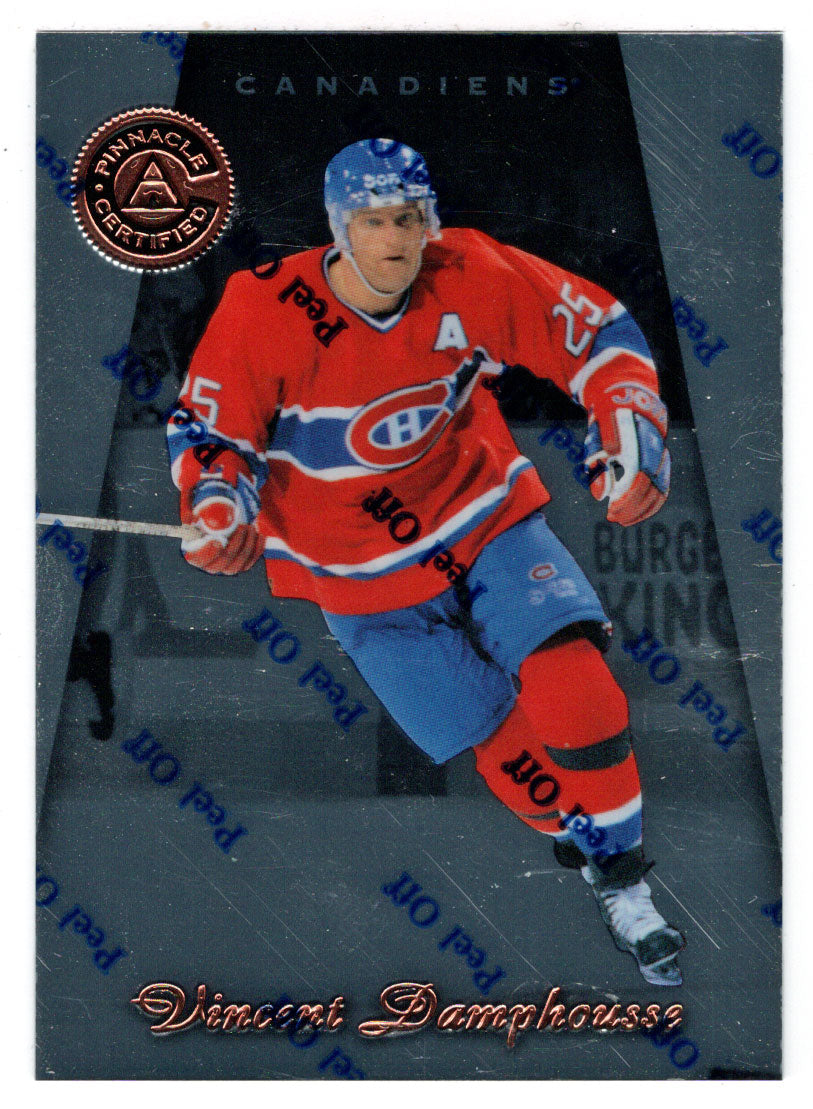 Vincent Damphousse - Montreal Canadiens (NHL Hockey Card) 1997-98 Pinnacle Certified # 72 Mint