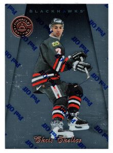 Chris Chelios - Chicago Blackhawks (NHL Hockey Card) 1997-98 Pinnacle Certified # 74 Mint