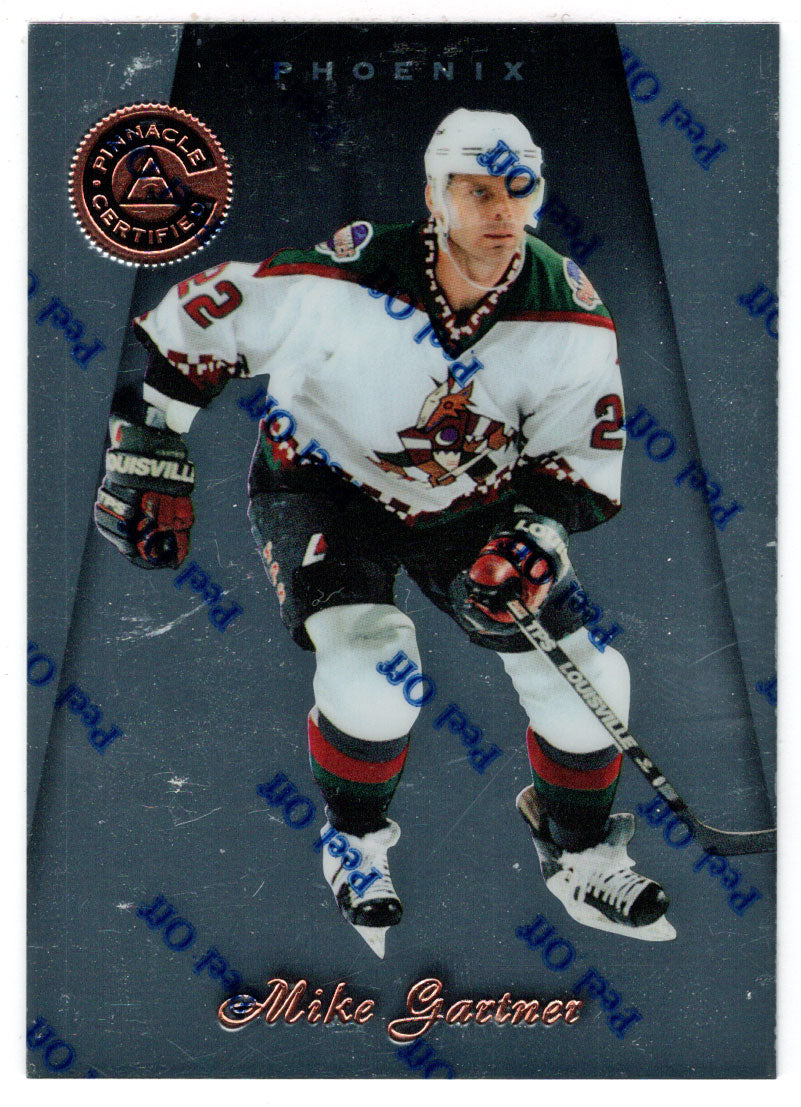 Mike Gartner - Phoenix Coyotes (NHL Hockey Card) 1997-98 Pinnacle Certified # 85 Mint