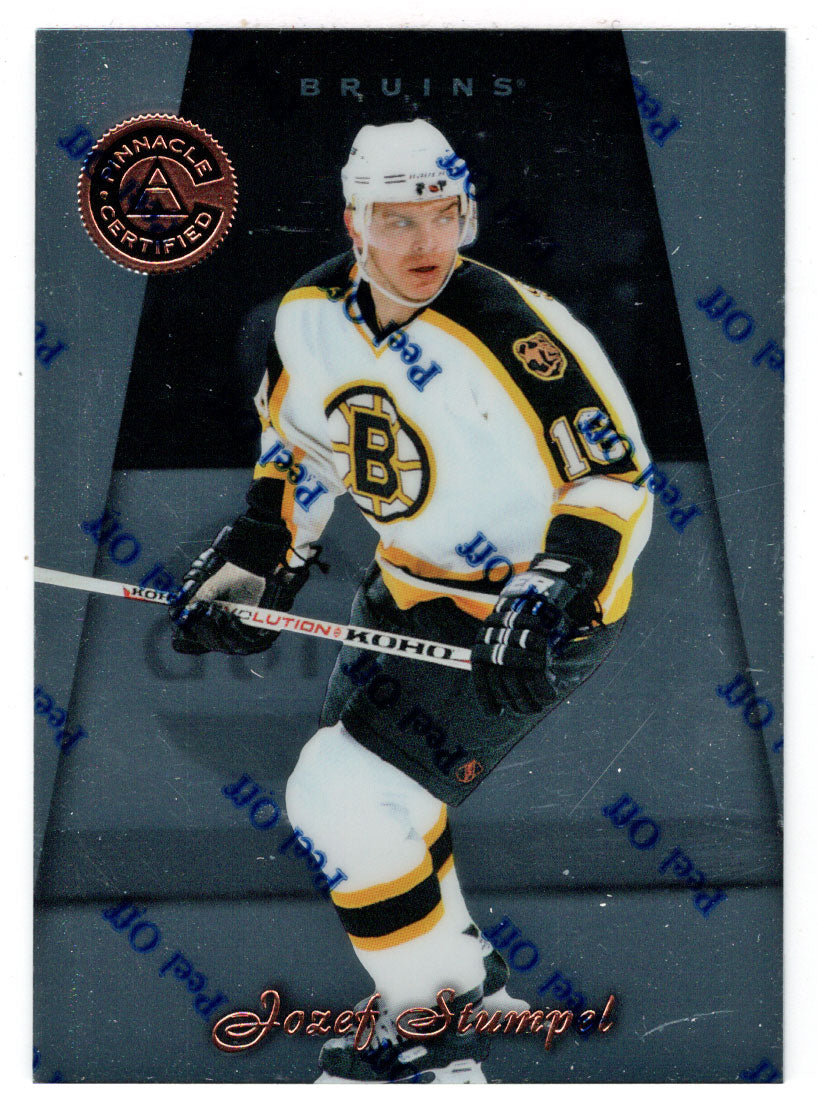 Jozef Stumpel - Boston Bruins (NHL Hockey Card) 1997-98 Pinnacle Certified # 97 Mint