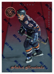 Andrei Kovalenko - Edmonton Oilers (NHL Hockey Card) 1997-98 Pinnacle Certified - Certified Red # 106 Mint