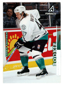 Espen Knutsen RC - Anaheim Ducks (NHL Hockey Card) 1997-98 Pinnacle # 1 Mint