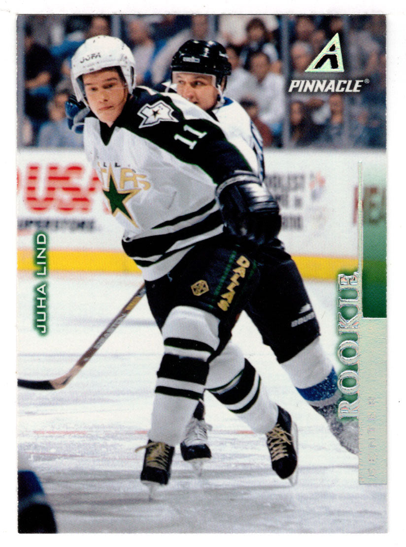 Juha Lind RC Dallas Stars (NHL Hockey Card) 1997-98 Pinnacle # 2 Mint