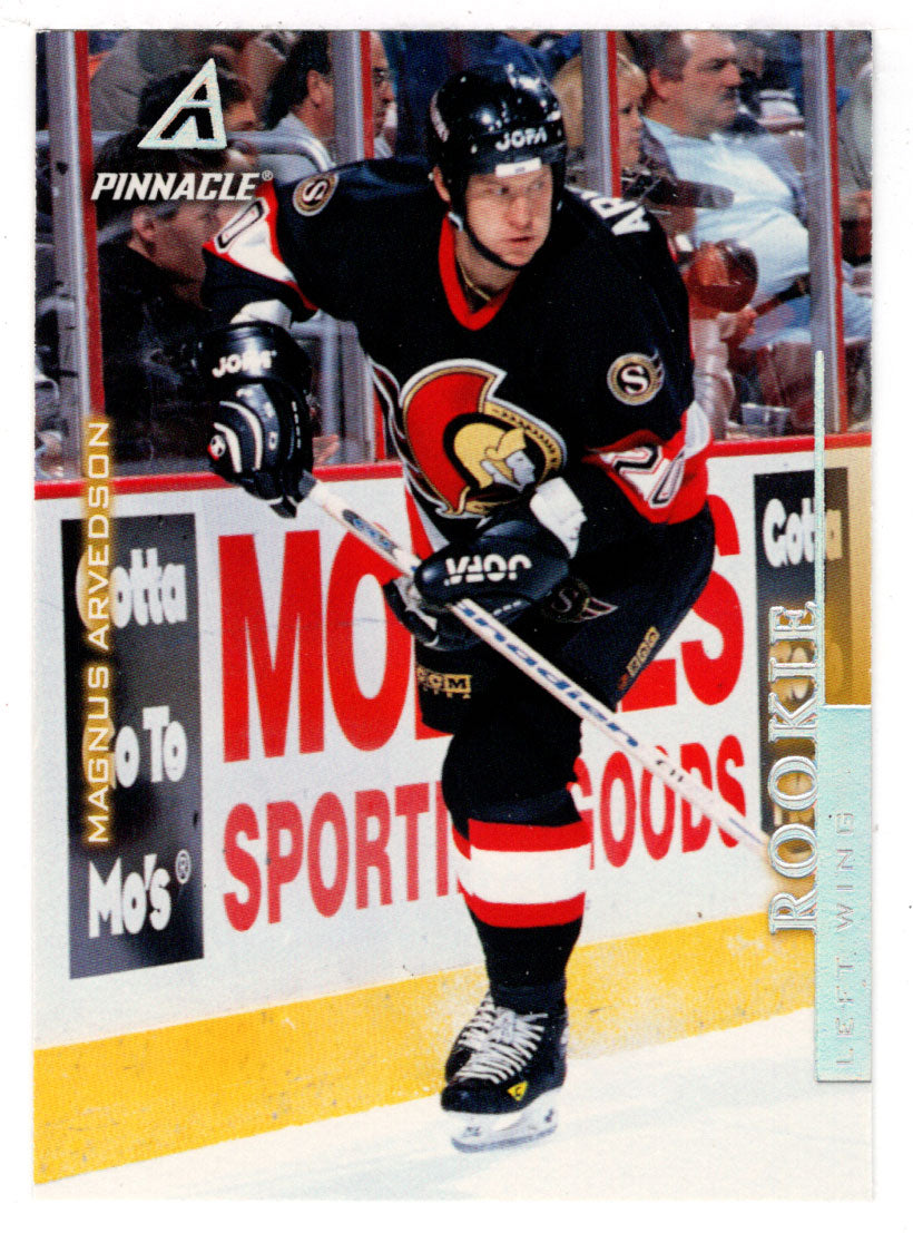 Magnus Arvedson - Ottawa Senators (NHL Hockey Card) 1997-98 Pinnacle # 16 Mint