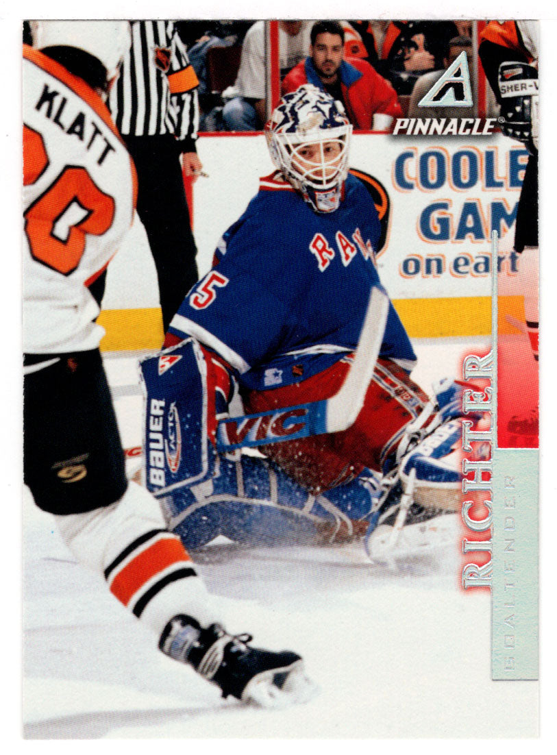 Mike Richter - New York Rangers (NHL Hockey Card) 1997-98 Pinnacle # 55 Mint