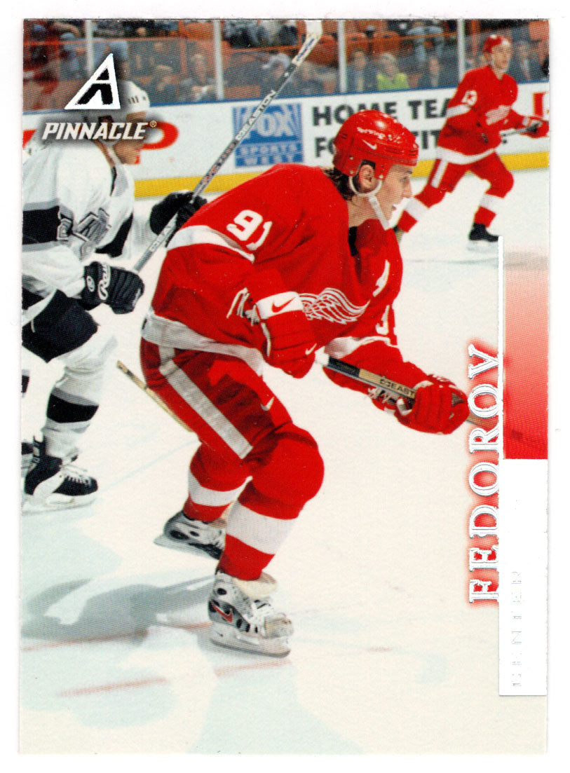 Sergei Fedorov - Detroit Red Wings (NHL Hockey Card) 1997-98 Pinnacle # 77 Mint