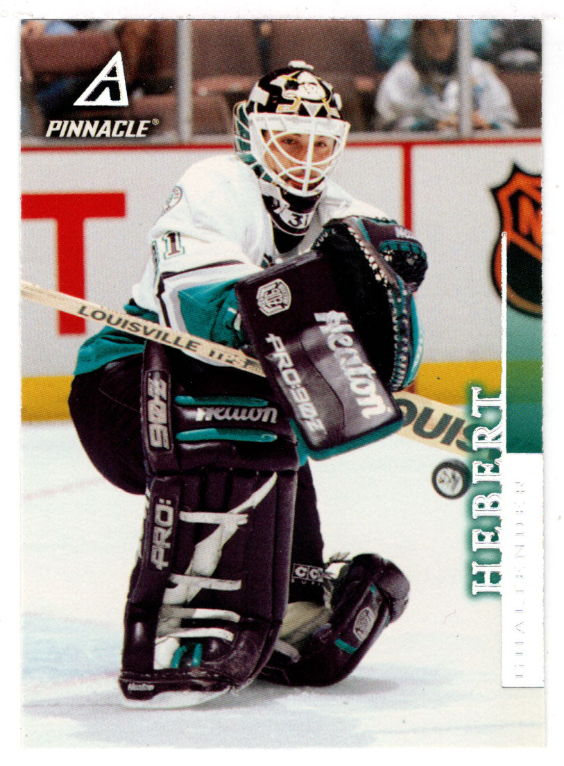 Guy Hebert - Anaheim Ducks (NHL Hockey Card) 1997-98 Pinnacle # 90 Mint