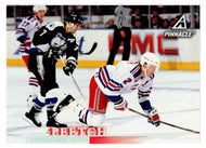 Brian Leetch - New York Rangers (NHL Hockey Card) 1997-98 Pinnacle # 92 Mint