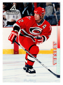 Glen Wesley - Carolina Hurricanes (NHL Hockey Card) 1997-98 Pinnacle # 132 Mint