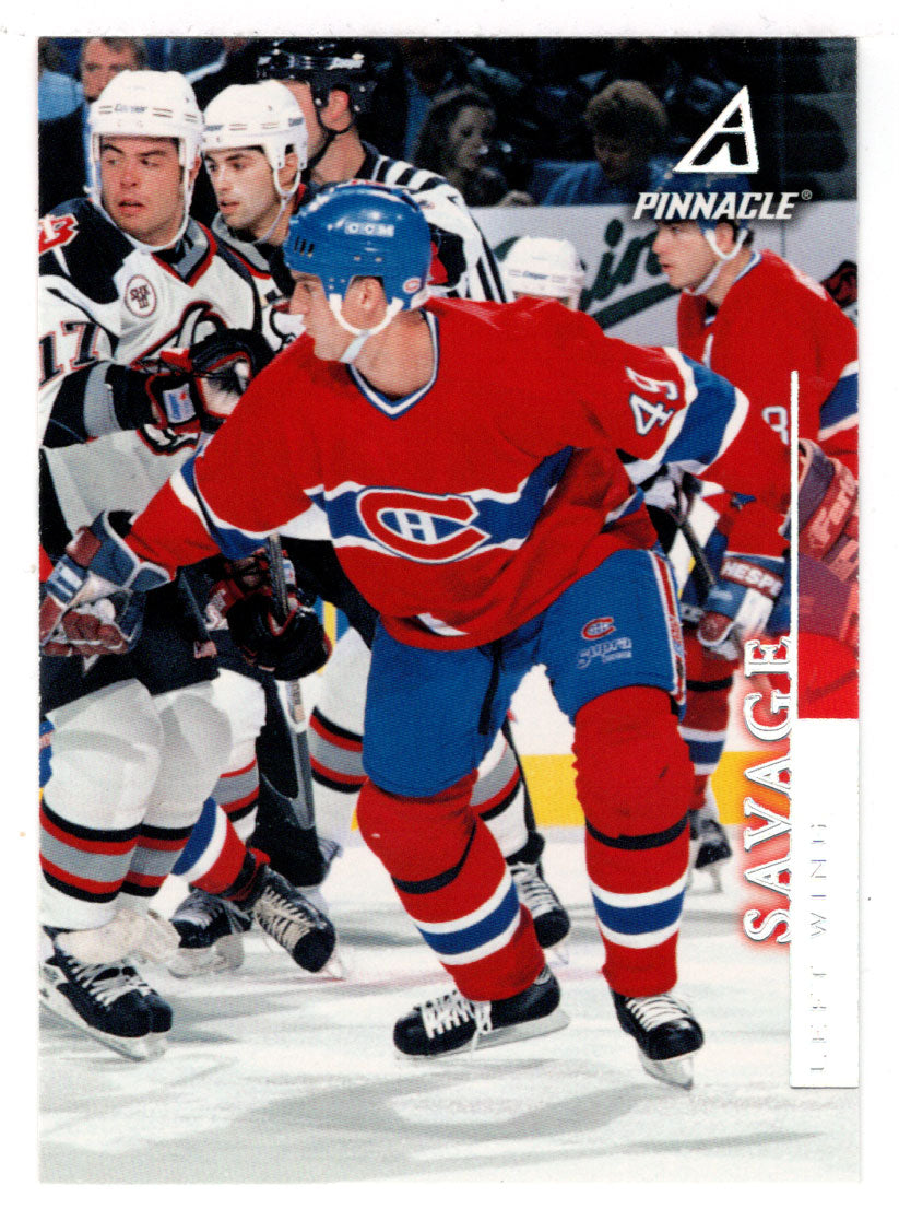 Brian Savage - Montreal Canadiens (NHL Hockey Card) 1997-98 Pinnacle # 152 Mint