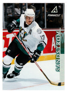 Tomas Sandstrom - Anaheim Ducks (NHL Hockey Card) 1997-98 Pinnacle # 180 Mint