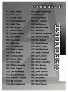 Checklist # 2 (# 91 - # 180) (NHL Hockey Card) 1997-98 Pinnacle # 199 Mint