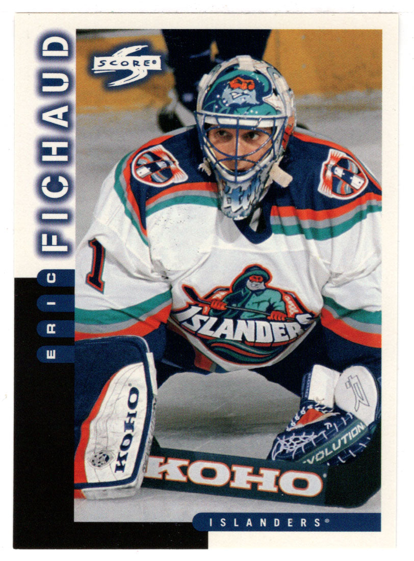 Eric Fichaud - New York Islanders (NHL Hockey Card) 1997-98 Score # 26 Mint