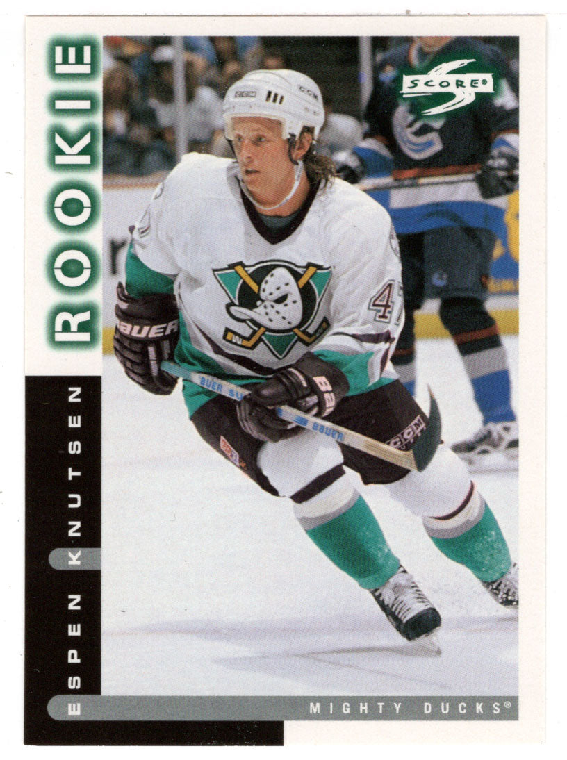 Espen Knutsen RC - Anaheim Ducks (NHL Hockey Card) 1997-98 Score # 66 Mint