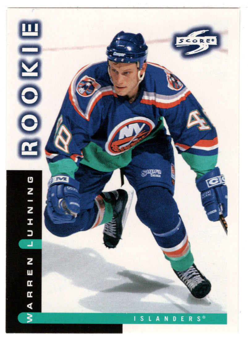 Warren Luhning RC - New York Islanders (NHL Hockey Card) 1997-98 Score # 69 Mint