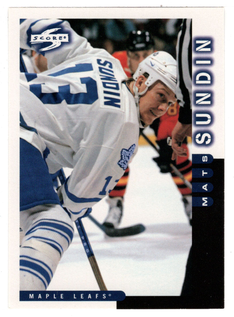 Mats Sundin - Toronto Maple Leafs (NHL Hockey Card) 1997-98 Score # 95 Mint