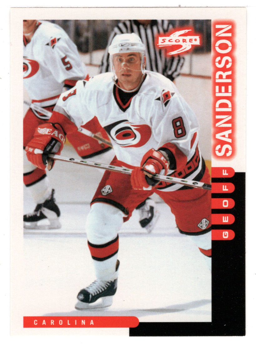 Geoff Sanderson - Carolina Hurricanes (NHL Hockey Card) 1997-98 Score # 110 Mint