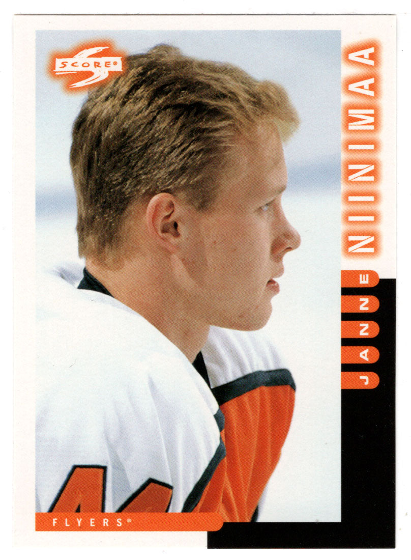Janne Niinimaa - Philadelphia Flyers (NHL Hockey Card) 1997-98 Score # 165 Mint