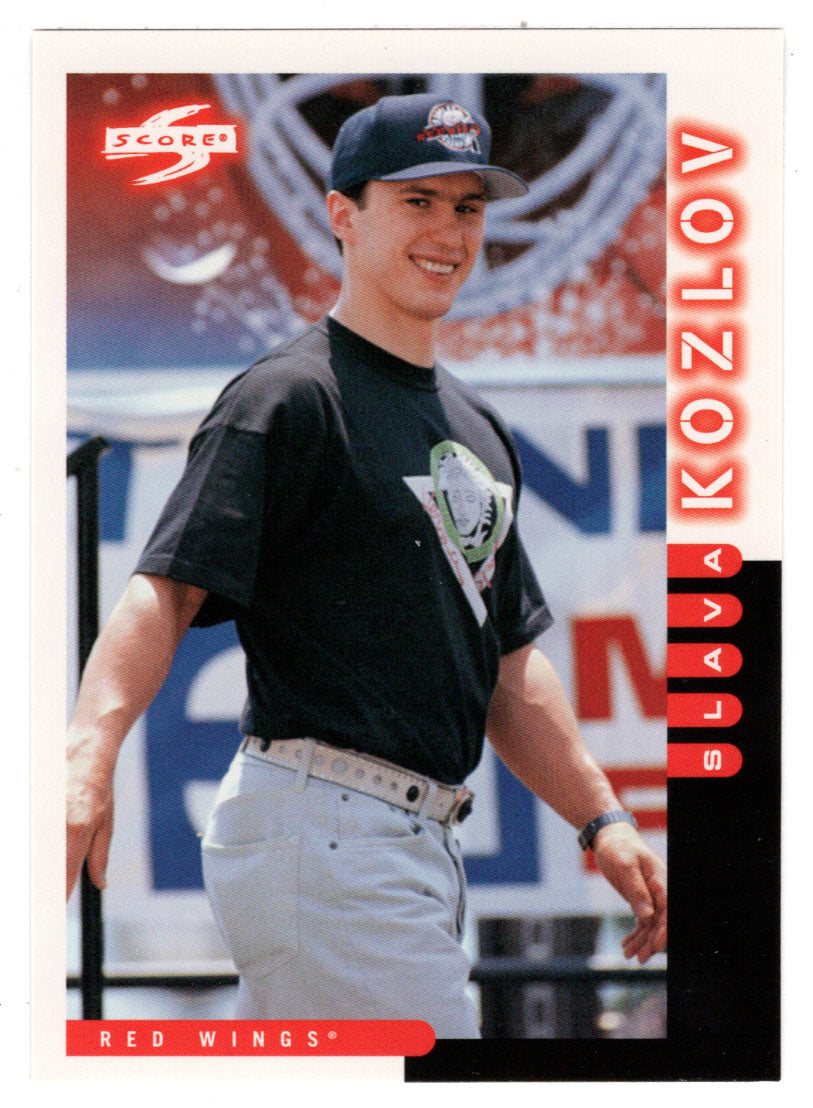 Slava Kozlov - Detroit Red Wings (NHL Hockey Card) 1997-98 Score # 209 Mint