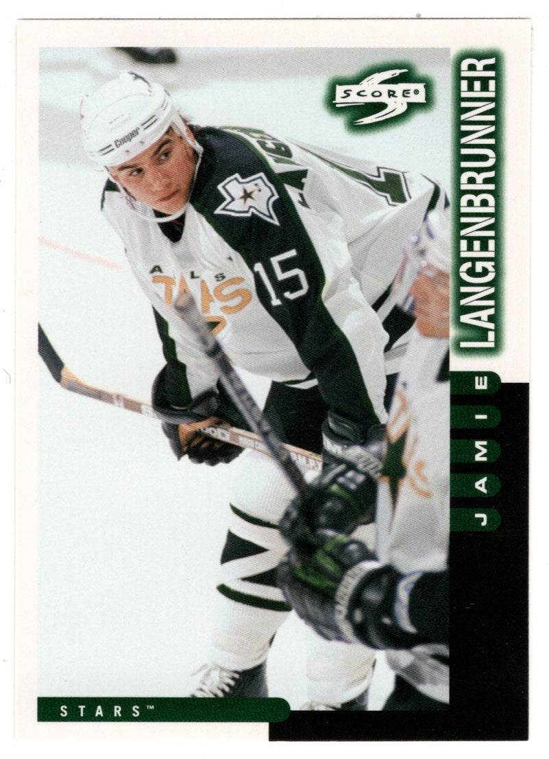 Jamie Langenbrunner - Dallas Stars (NHL Hockey Card) 1997-98 Score # 211 Mint