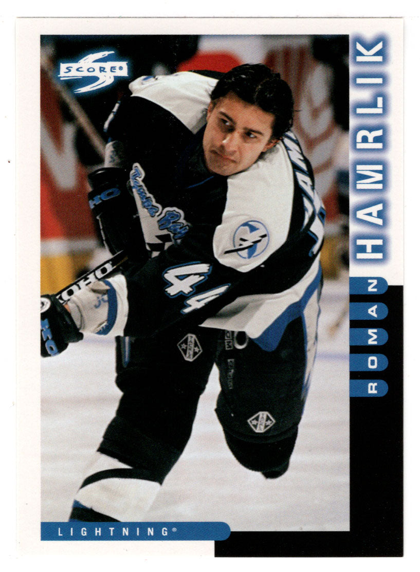 Roman Hamrlik - Tampa Bay Lightning (NHL Hockey Card) 1997-98 Score # 214 Mint