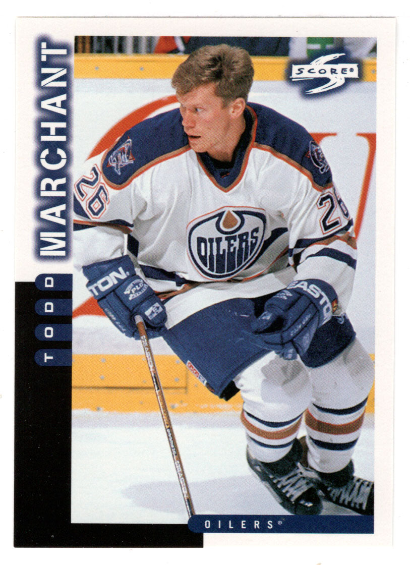 Todd Marchant - Edmonton Oilers (NHL Hockey Card) 1997-98 Score # 243 Mint