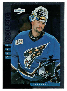 Olaf Kolzig - Washington Capitals (NHL Hockey Card) 1997-98 Score Artist's Proof # 25 Mint
