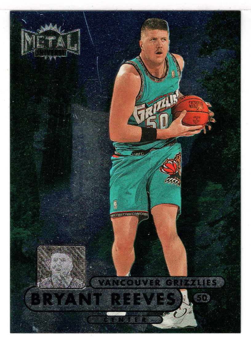 Bryant Reeves - Vancouver Grizzlies (NBA Basketball Card) 1997-98 Skybox Metal Universe Championship # 25 Mint