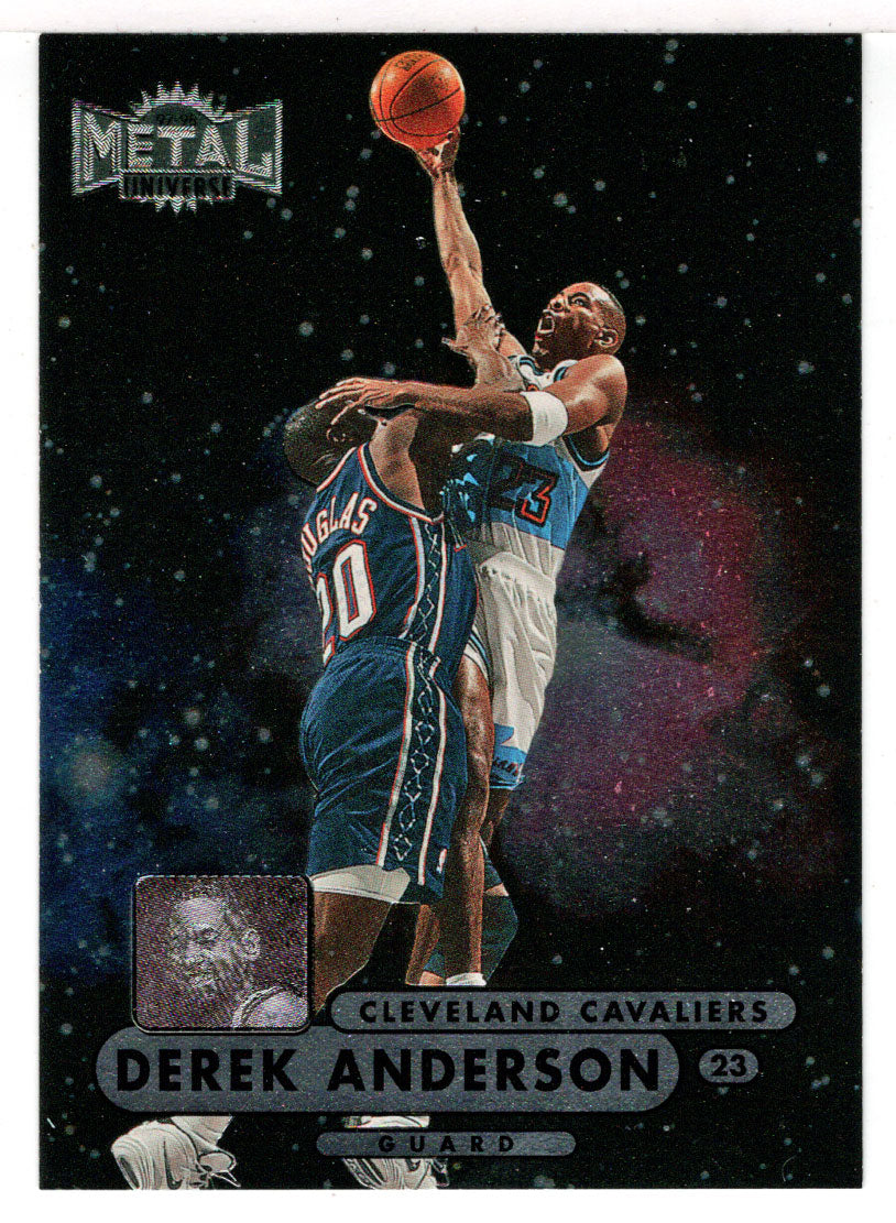 Derek Anderson RC - Cleveland Cavaliers (NBA Basketball Card) 1997-98 Skybox Metal Universe Championship # 40 Mint