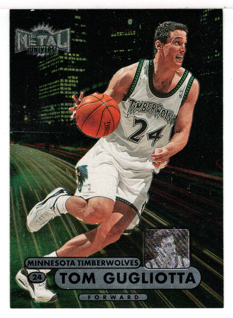 Tom Gugliotta - Minnesota Timberwolves (NBA Basketball Card) 1997-98 Skybox Metal Universe Championship # 46 Mint