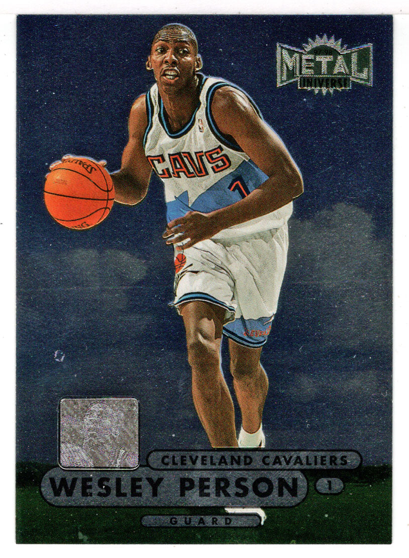 Wesley Person - Cleveland Cavaliers (NBA Basketball Card) 1997-98 Skybox Metal Universe Championship # 50 Mint