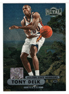 Tony Delk - Golden State Warriors (NBA Basketball Card) 1997-98 Skybox Metal Universe Championship # 54 Mint