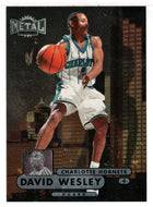 David Wesley - Charlotte Hornets (NBA Basketball Card) 1997-98 Skybox Metal Universe Championship # 65 Mint