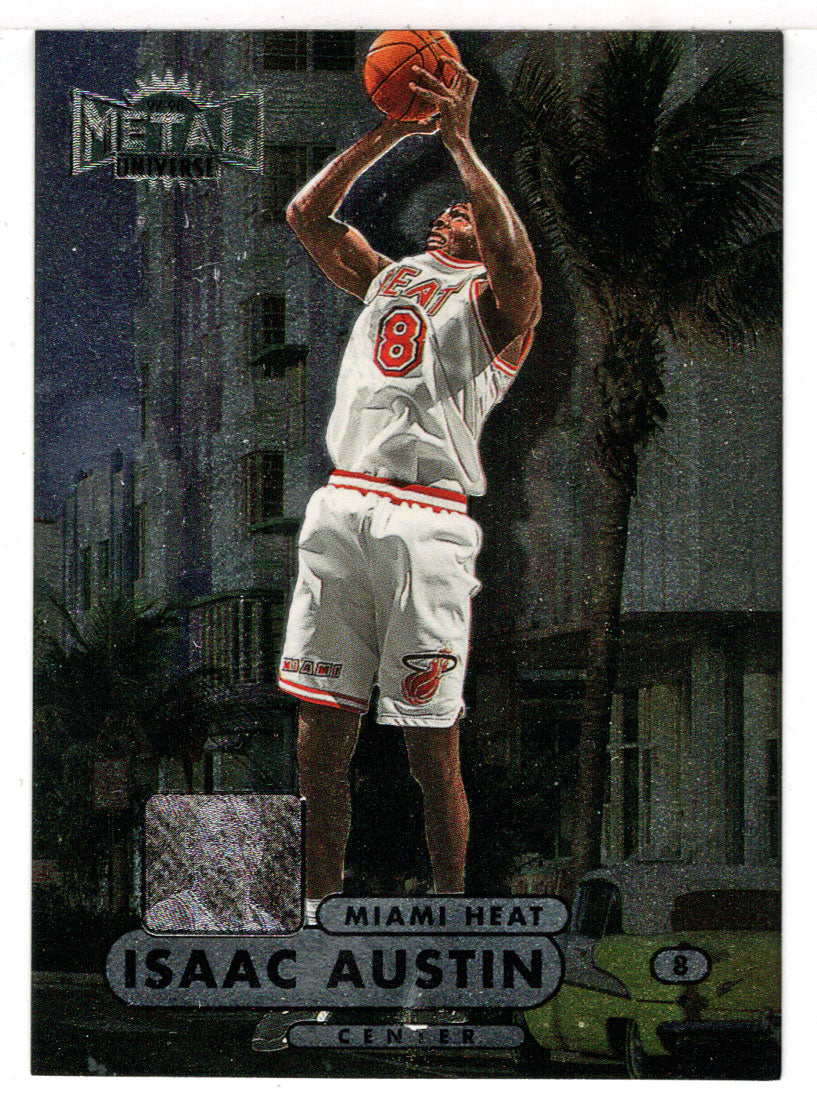 Isaac Austin - Miami Heat (NBA Basketball Card) 1997-98 Skybox Metal Universe Championship # 67 Mint