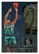 Brian Williams - Detroit Pistons (NBA Basketball Card) 1997-98 Skybox Metal Universe Championship # 82 Mint