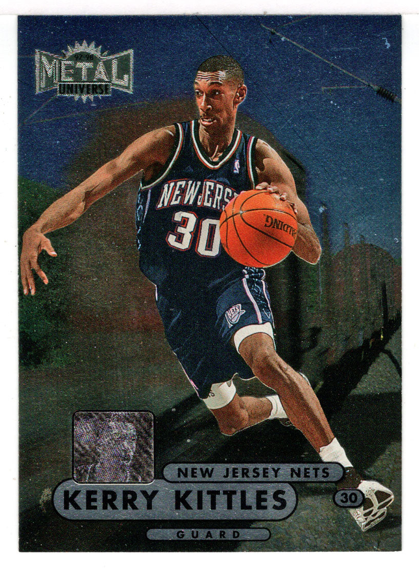 Kerry Kittles - New Jersey Nets (NBA Basketball Card) 1997-98 Skybox Metal Universe Championship # 83 Mint