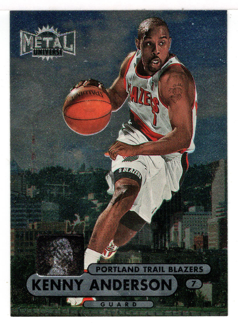 Kenny Anderson - Portland Trail Blazers (NBA Basketball Card) 1997-98 Skybox Metal Universe Championship # 96 Mint