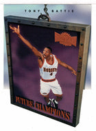 Tony Battie - Denver Nuggets - Future Champions Die Cuts (NBA Basketball Card) 1997-98 Skybox Metal Universe Championship # FC-2 Mint