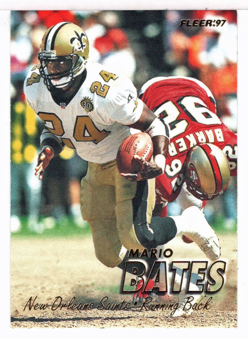 Mario Bates - New Orleans Saints (NFL Football Card) 1997 Fleer # 4 Mint