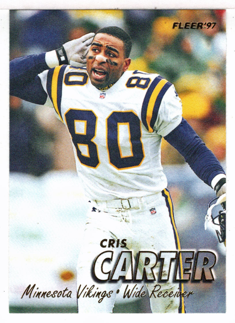 Cris Carter - Minnesota Vikings (NFL Football Card) 1997 Fleer # 6 Mint