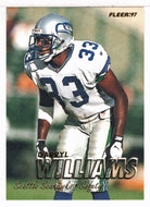 Darryl Williams - Seattle Seahawks (NFL Football Card) 1997 Fleer # 39 Mint