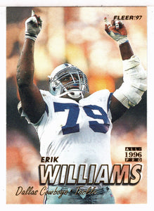 Erik Williams - Dallas Cowboys - All-Pro (NFL Football Card) 1997 Fleer # 44 Mint