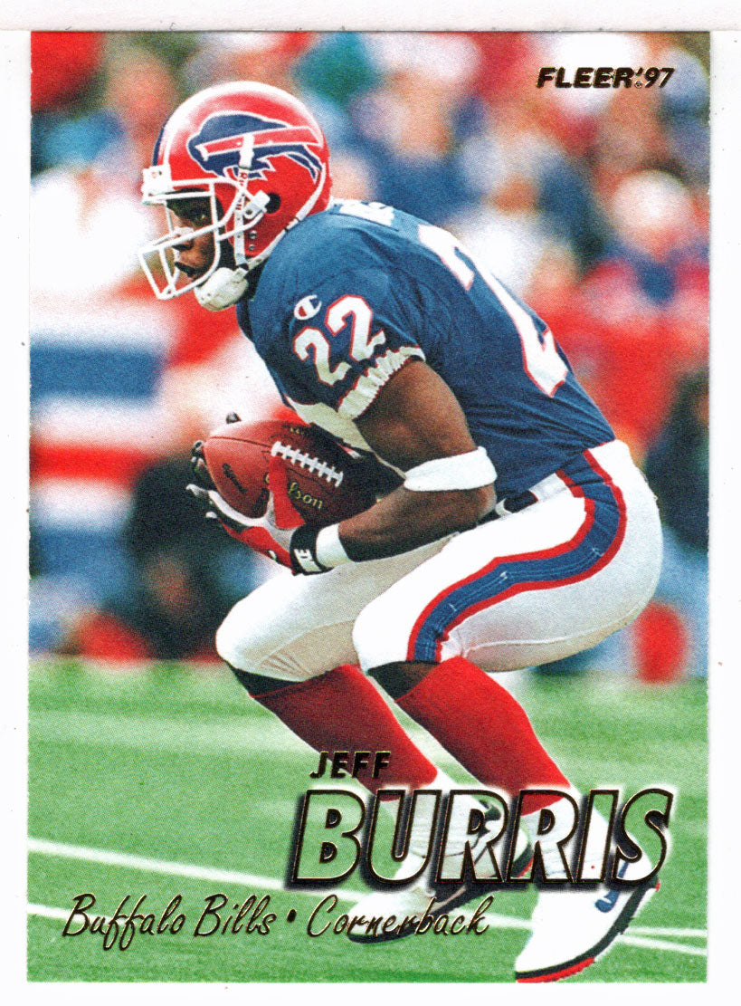 Jeff Burris - Buffalo Bills (NFL Football Card) 1997 Fleer # 56 Mint