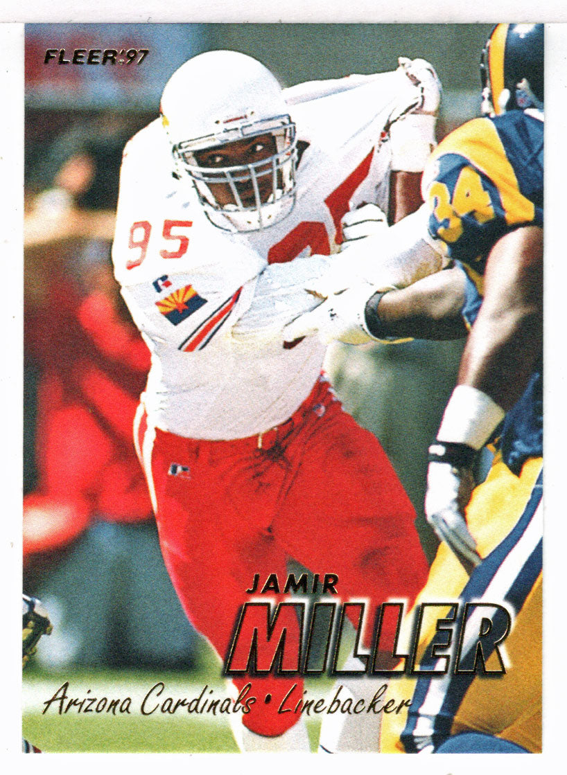 Jamir Miller - Arizona Cardinals (NFL Football Card) 1997 Fleer # 58 Mint