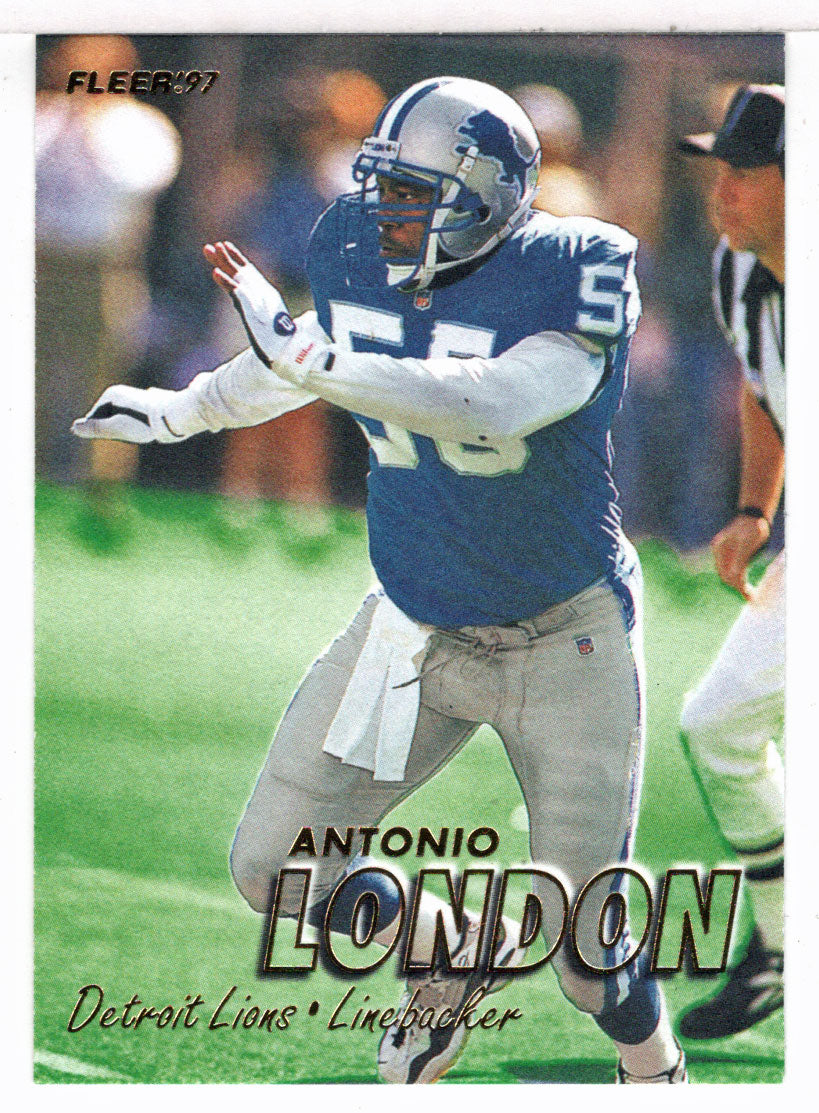 Antonio London - Detroit Lions (NFL Football Card) 1997 Fleer # 60 Mint